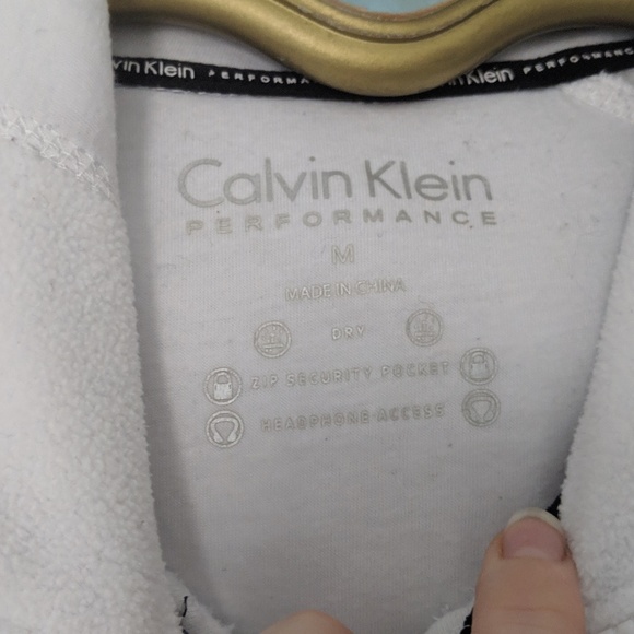 CALVIN KLEIN Zip Up Fleece Hoodie - Picture 4 of 5